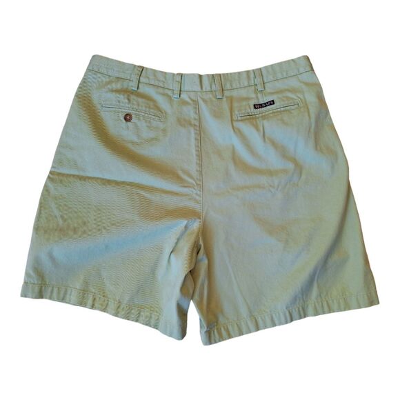 Chaps Men’s Size 40 Golf Shorts GREEN Cotton Twill 7.5" inseam Excellent NWOT - Picture 2 of 11